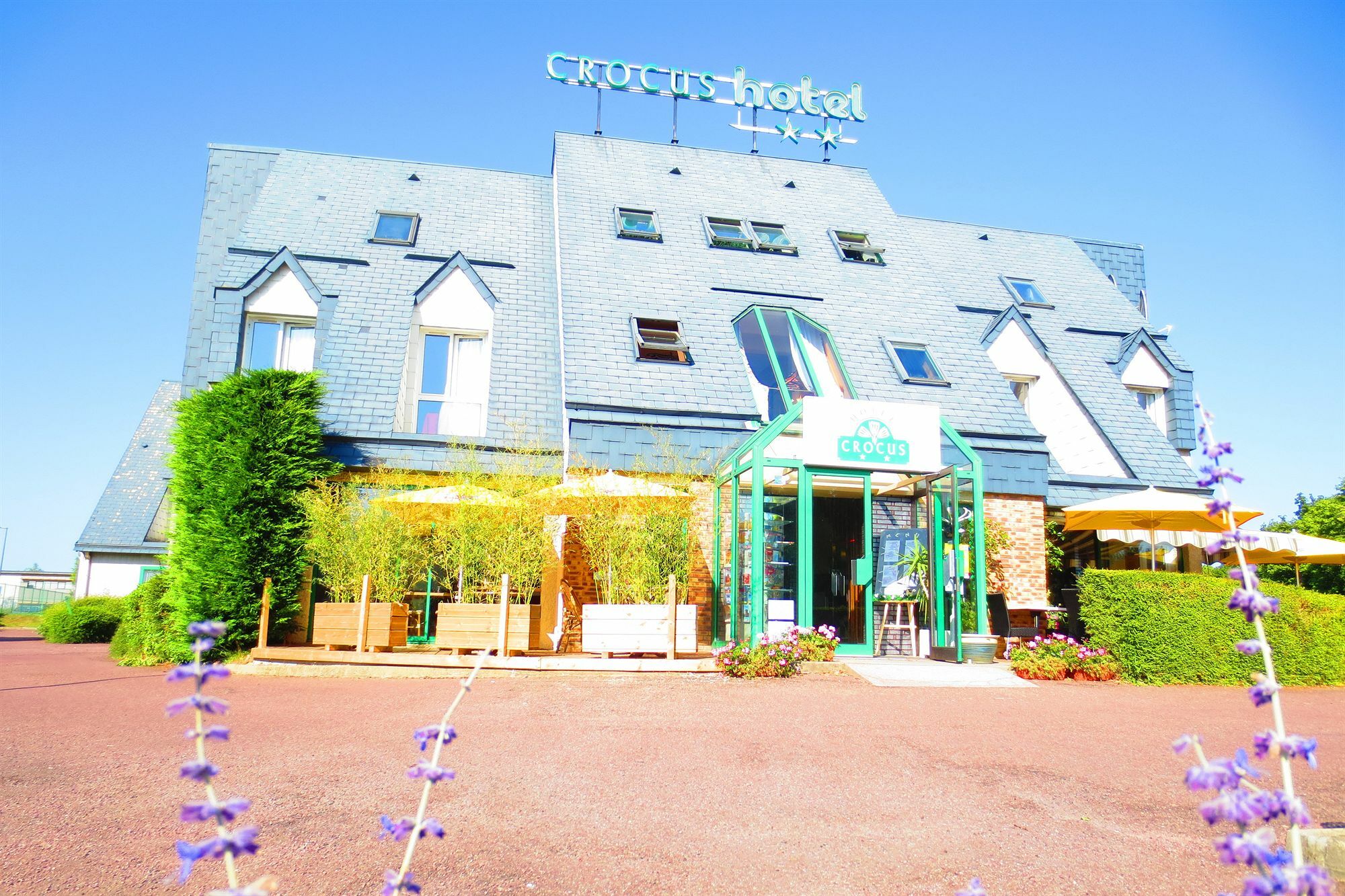 Hotel Crocus Caen Memorial Exterior foto